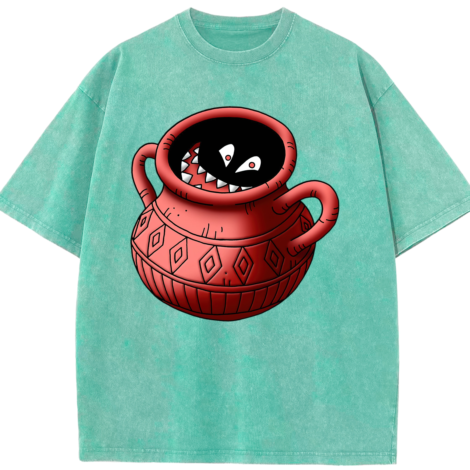 （画像用） ドラゴンクエスト Doragon Kuesuto Dragon Quest 綿100% ヴィンテージ風 半袖Tシャツ（フロントプリント）